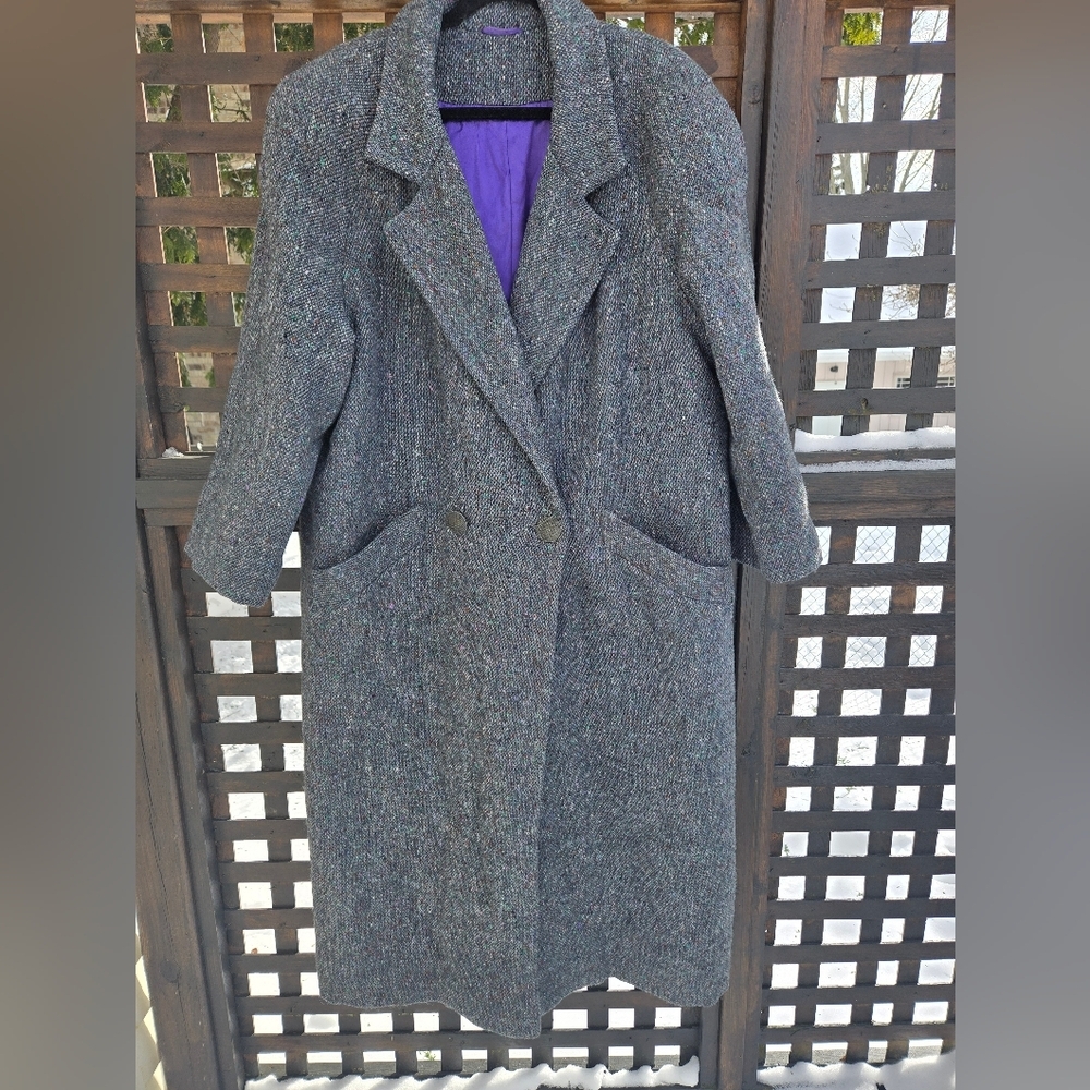 Vintage Irish Wool Overcoat - Picture 15 of 15